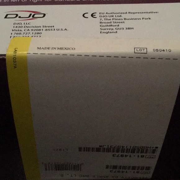 COPY - NWT,NIB,Donjoy LEFT MEDICAL Ankle Brace, Size Small. See pics,Never used - Picture 7 of 8